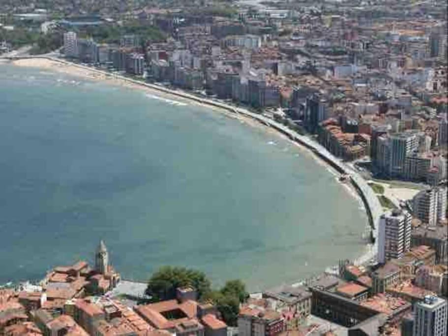 Apartamento A 100Metros De La Playa De San Lorenzo Gijon Ngoại thất bức ảnh